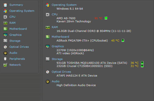 I just wasted £300 by buying a new cheap(ish) computer to use as a stand-in while I save up for a decent computer. Only to turn it on for the first time and discover it idles at 90 degrees centigrade, the exact same temperature of my busted 5 year old