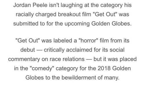 poweredbycreativityandcake: roguesquirrel:  alwaysbewoke: Insanity. the golden globes “comedy” section has always been like five lighthearted dramas and one indie comedy but this is a new low   It’s definitely NOT a comedy..  