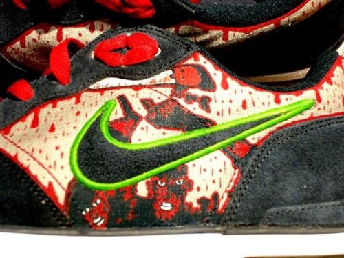 wearmyart:Hand painted ‘Evil Dead’ custom Nikes Visit my Etsy, now open at: www.etsy.com/shop/RichsC