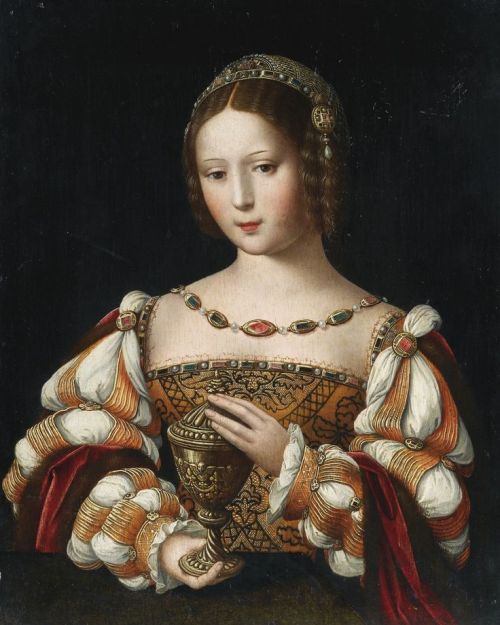 “Mary Magdalene with the vessel” by The Master of the Female Half-lengths, active in Antwerp during 