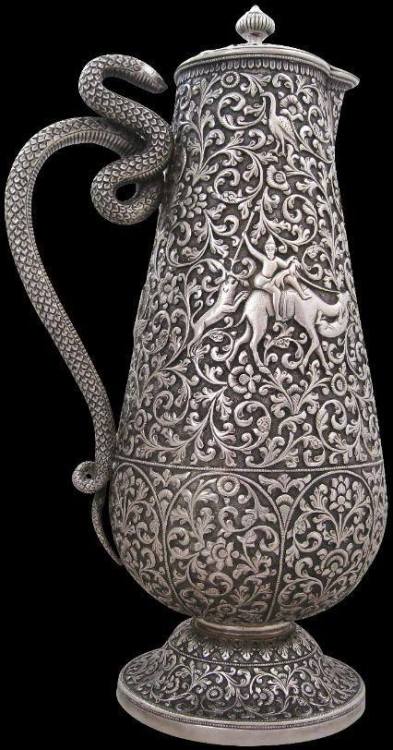 Silver jug. from Gujarat