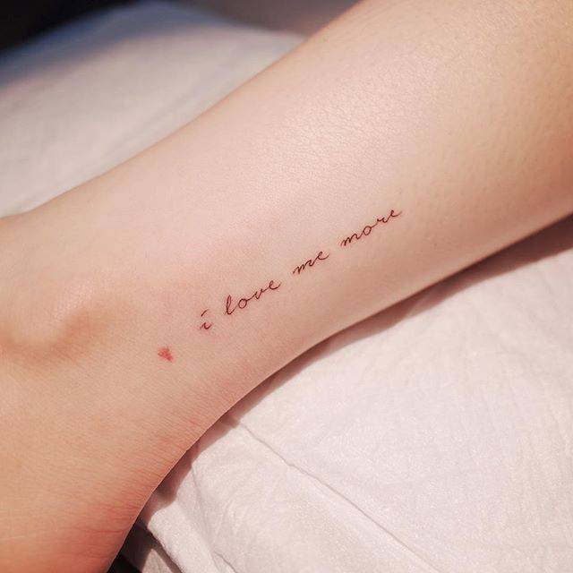 Tattoo tagged with: small, jonboy, patriotic, micro, france, tiny, brand,  ifttt, little, wrist, minimalist, off white, italy, louis vuitton