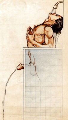 harrybushmen:  Harry Bush - Shower piss