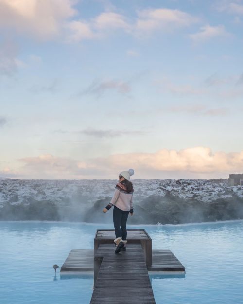 A magical morning at the Silica hotel, which is part of the famed Blue Lagoon and has a private lago