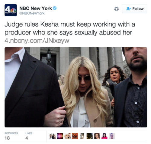 lesbianfeministwiitch:and y’all wonder why women don’t feel safe speaking out… #freekesha