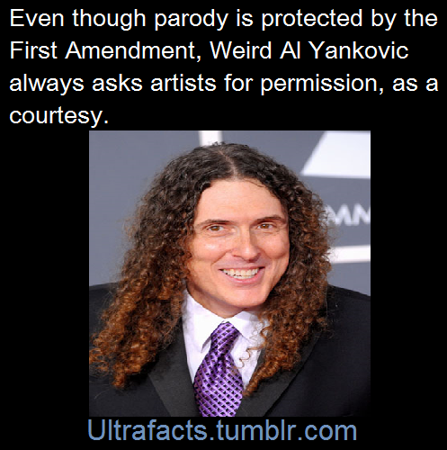 ultrafacts:Weird Al Yankovic once asked Nirvana for permission to parody “Smells