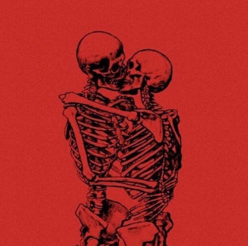 Till death do us part.. via @watts #nakidmag #nakidinspo #nakidart #skeletons #inlove (at NAKID Mag