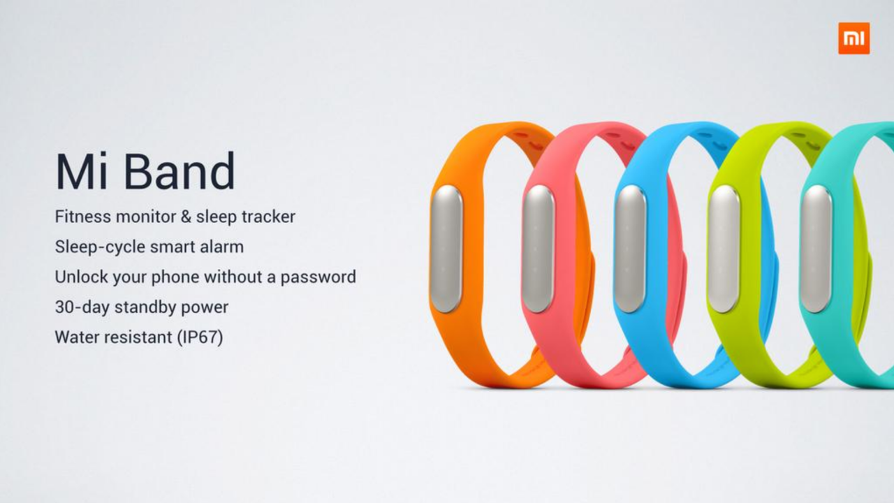 Boom. @Xiaomi announces $13 USD #MiBand. More at Xiaomi Facebook.
“A fitness tracking wrist band that monitors your fitness and tracks your sleep. Featuring the industry’s most power-efficient Bluetooth chip and accelerometer, the Mi Band can be...