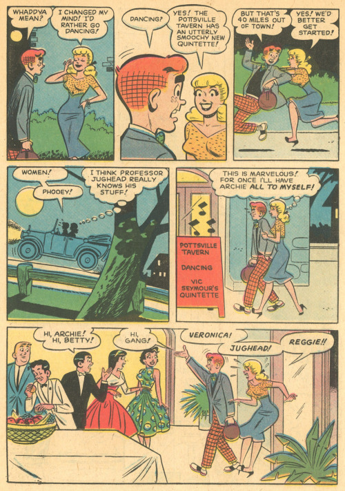 From Dates &lsquo;n Decoys, Laugh Comics #85 (1958).