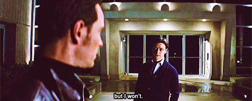 mcavoyings:Charles at his most scarily persuasive.