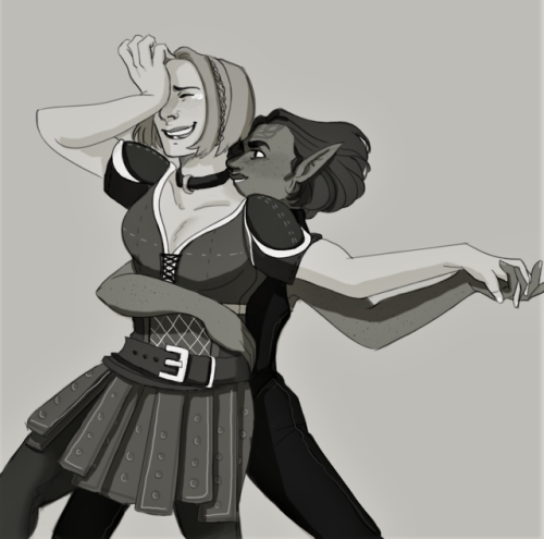 nosnexus:Trying to teach Lena to dance was a ridiculous endeavor.