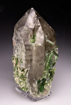 mineralists:  Elbaite with Quartz and Albite Nuristan Province, Afghanistan