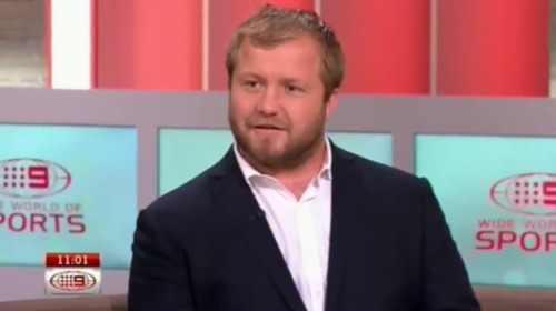 rugbyfan84:  Benn Robinson of the Waratahs being all adorable and sexy at the same time. 