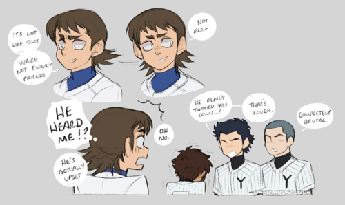 shrimposaurus: Some… uh… self-indulgent Daiya doodles. I just want them to be friends.