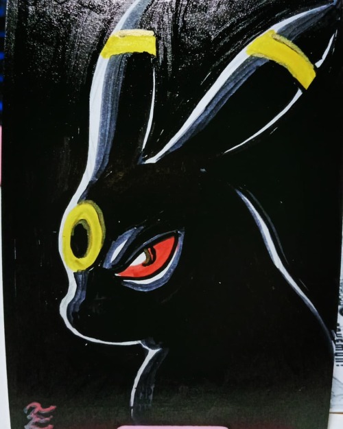 UMBREON #typhoonproductions . . . #emmshin #Eevee #Umbreon #Pokemon #evolution #dark #SketchEmAll #s