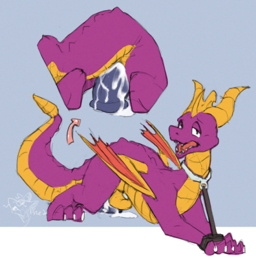 redsnsfwcorner: the 1st set of Spyro commission for lovely Iamabudgie