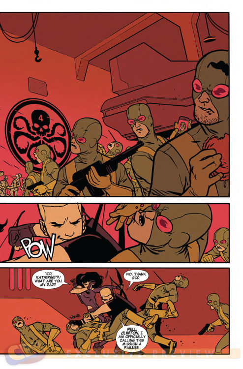 Preview for All-New Hawkeye #01, by Jeff Lemire &amp; Ramon PerezTHE AVENGING ARCHERS ARE BACK!&