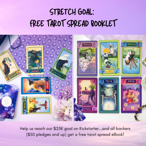 Wish you had some tarot spreads you could do with and about your dog? Help us reach the $25K mark on