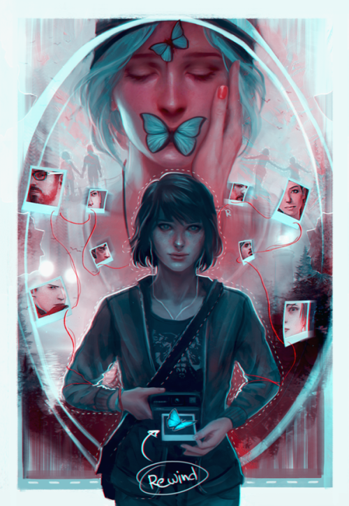 Life is Strange fan art by withoutafussWe fell in love with a piece of art at NY Comic Con. The arti