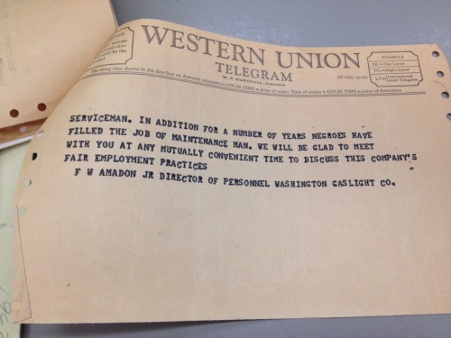 DC CORE Campaign For Fair Hiring Practices At PEPCO And Washington Gas & Light, 1962.