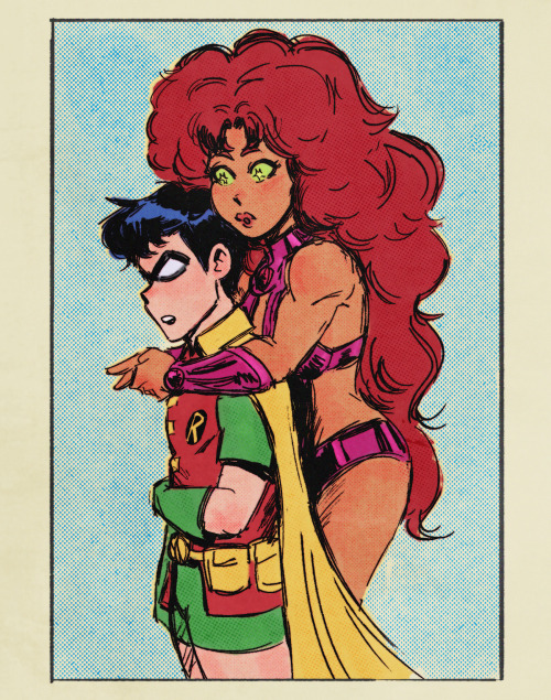 paunchsalazar:Robin and Starfire, as per tradition