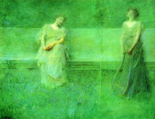 Thomas Dewing (1851–1938, United States)Oil paintings 3Thomas Dewing was an American painter w