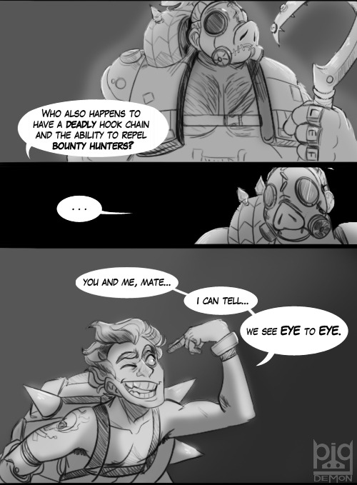 pigdemonart:i gave up on the rest of the comic, but here you go. So if you recognise the dialogue at