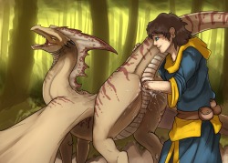 dragonsandbutts:  fuzzydragonz:  By syrinoth ❤  How to Train your Dragon: 69orLove on Berk: Messy, but satisfying.
