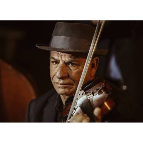 March 2015 - Jámbor ‘Dumnezu’ István is the lead fiddle player of the Szászcsávás Band, 