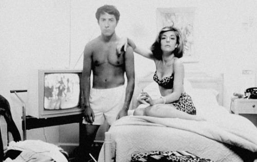 Anne Bancroft and Dustin Hoffman The Graduate, 1967.  