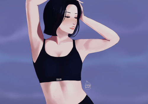 heaven sent you to me a photostudy of Solar from her Positions cover Did a bunch more stud