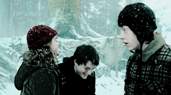 cedrcdiggcry:harry potter meme: seven relationships ⟼ harry+ron+hermione [1/7] you said to us once b