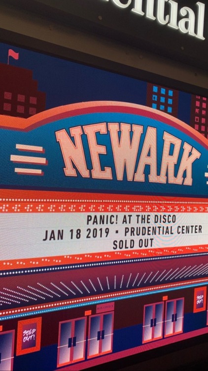 Newark, Prudential Center, January 18, 2019 Instagram: prucenter, mandeebolen, chadgoldsmith, gabyga