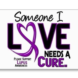 justastrumpet:  ❤ I have lupus, there are so many of us out there. Tomorrow, on May 17, please wear purple to support those of us with this disease. In fact, I’d love to see you in your purple, so feel free to submit a photo of you looking fab in