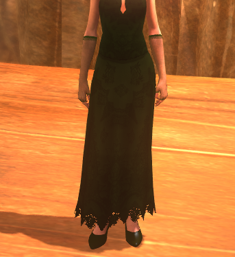 Kissing With Teeth - Delicate lace skirt, faction