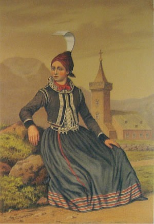 The Faldbúningur The Faldbúningur is an older type of costume worn by women since at l