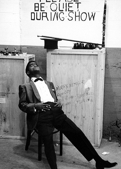 radioactive913:  Sammy Davis, Jr. wearing an eyepatch soon after the accident where