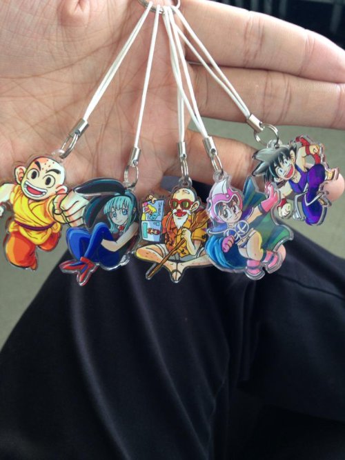 I don’t think I showed tumblr what those dragon ball charms looked like