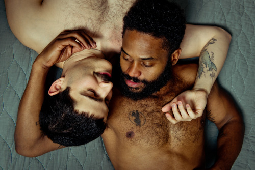 Menelik and Zach, a brooklyn couple shot for Out Magazine’s love portfolio. 
