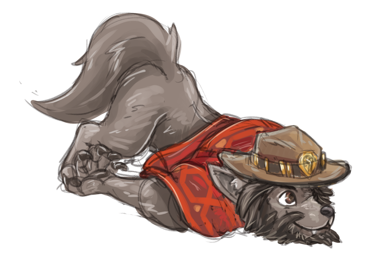 motheramari:  “Noon Noon, sit!”@pocketnoodl suggested that we call werewolf!McCree
