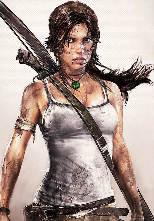 paradoxiclock:Lara Croft Wallpaper 01/??