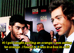 feelszarry:  Zayn: You know..There’s not much not to love about Harry 