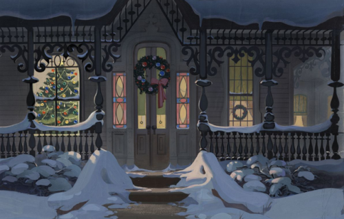 scurviesdisneyblog - Lady And The Tramp background art
