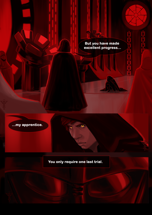 After Luke falls to the Dark Side one last challenge is the only step left to complete his Sith trai