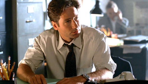 vavaharrison:sad mulder in a rolled up white shirt appreciation post