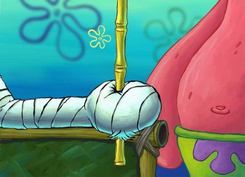 Grasp it firmly.One thing I like a lot about this episode is in the beginning, when Spongebob and Pa