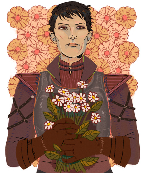 capn-maes-art: I really like cassandra and haven’t drawn her as much as I shouldthe flower aes