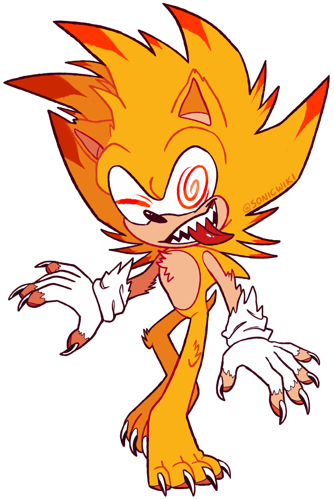 Pixilart - Fleetway super Sonic by STUPIDRT