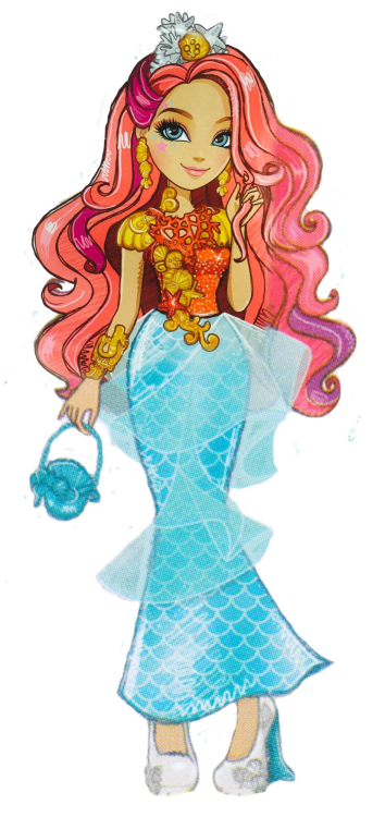 Today’s Princess of the Day is: Meeshell Mermaid, from Ever After High.Destined to follow in her mot