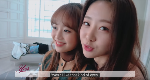 heejinsoulsgf: wow gf goals (yves sounded so caught off guard lmao)